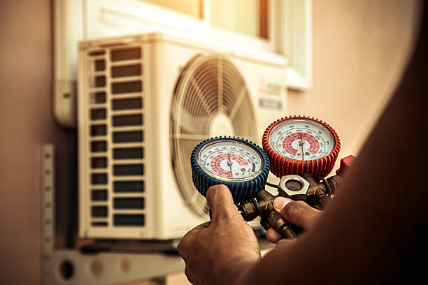 Professional Furnace Repair technician working in Halsey, OR